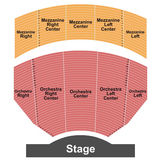 Hollywood Pantages Theatre Six The Musical Seating Chart